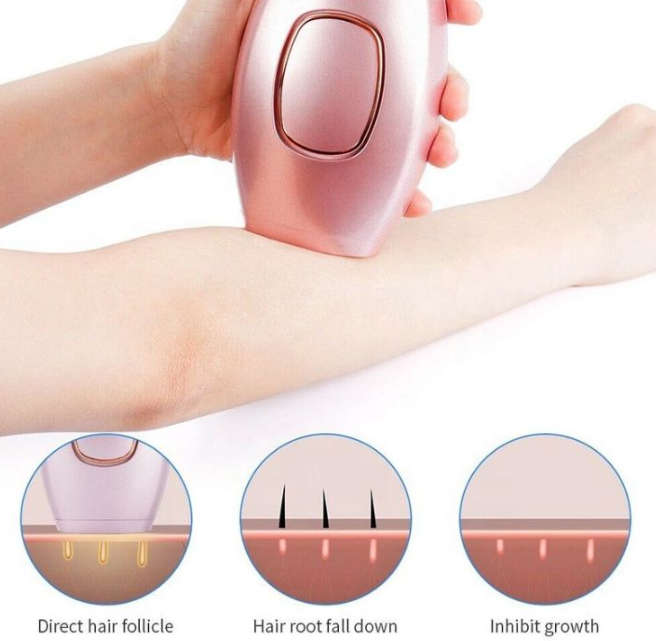 IPL Laser Hair Removal Device - with free Protective Glasses included