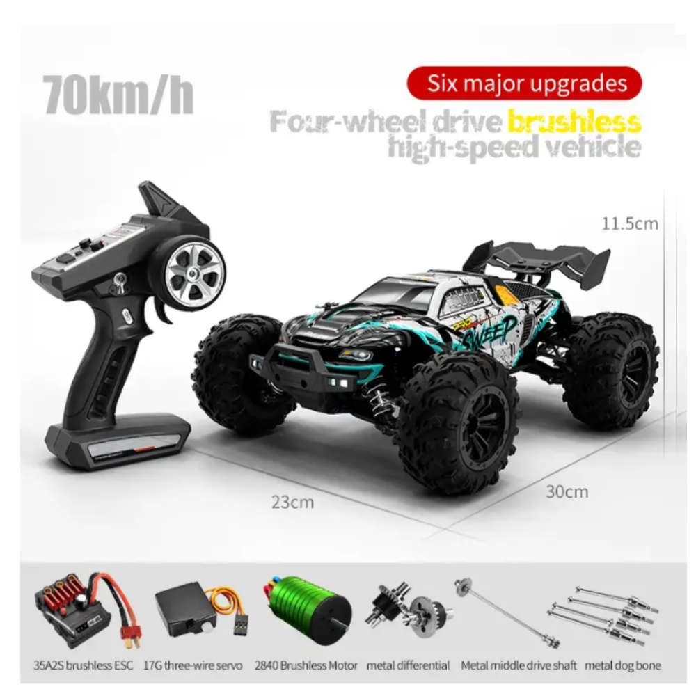 SCY-16101PRO Sweep Brushless RC car Monster truck 4x4 2.4Ghz RTR 1 Battery bundle
