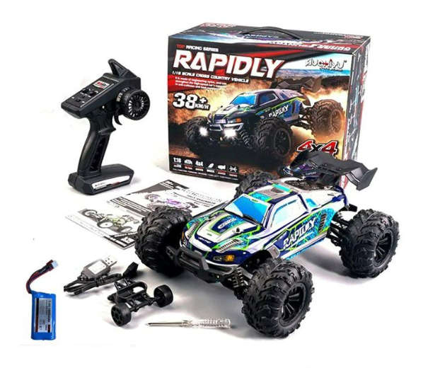 SCY-16101 Rapidly RC car Monster truck 4x4 2.4Ghz RTR 1 Battery bundle