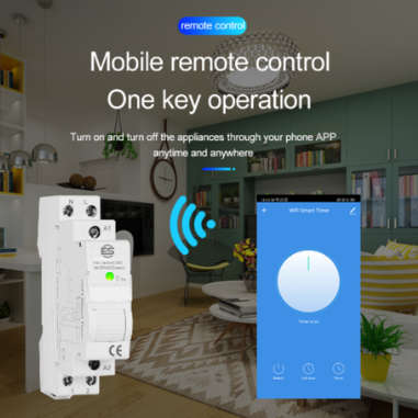 ES 1602 Smart Wifi Geyser Timer-With Energy Metering -Smart Life/Tuya App