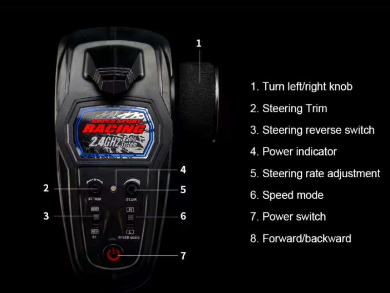 HOSHI N416 1/16 4WD RC Monster Truck Off-Road 2.4GHz - Hobby Grade