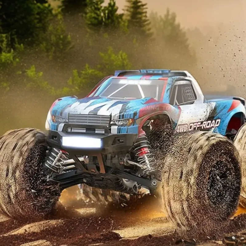 MJX Hyper Go 16208 RC Brushless 4x4 Monster Truck 2S Lipo  1/16 scale 2.4GHz - 3S lipo Compatible