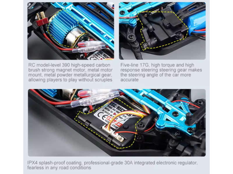 SCY-16201 Cheetah RTR 1/16 2.4GHz 4WD Brushed Buggy /Truggy - NEW - Hobby Grade