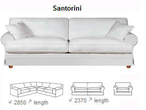 Coricraft Santorini 9 seater suite