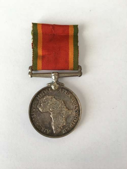 WW2 Africa General Service Medal to 86191 I. Schrieber