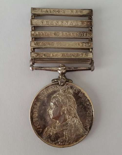 QSA to 5631 Pte D Haley S Lanc Regt