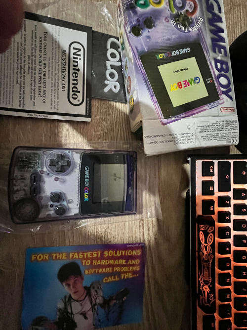 Gameboy Color with box and manuals