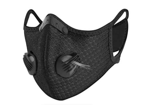 Face Mask with Double Air Valves