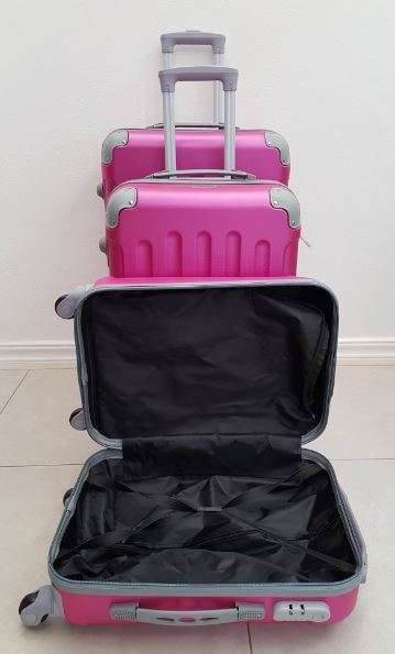 Suitcases at Factory Prices @ only R999 - (3 Piece Set) Blue, Pink, Silver, Maroon, Purple, Black