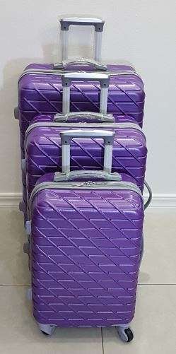 Suitcases : ABS 3 Piece Suitcase Set @ only R960 Various Colors