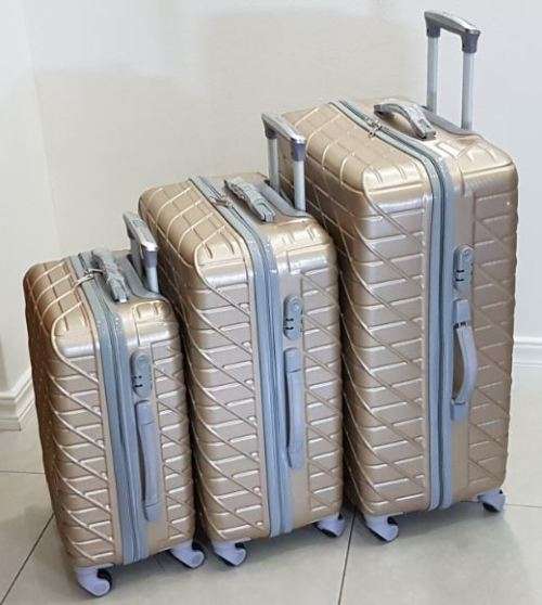 Suitcases : ABS 3 Piece Suitcase Set @ only R960 Various Colors