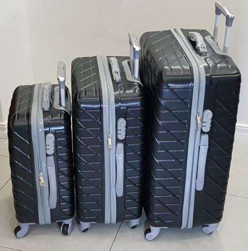 Suitcases : ABS 3 Piece Suitcase Set @ only R960 Various Colors