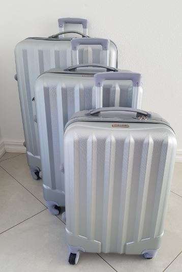 Suitcases : ABS Hard Shell 29inch  @ R1099 (3 Piece Set) Gold, Blue, Maroon , Silver, Purple, Black