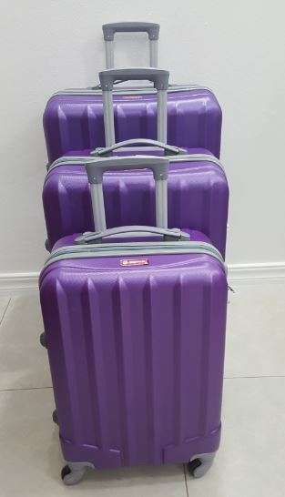 Suitcases : ABS Hard Shell 29inch  @ R1099 (3 Piece Set) Gold, Blue, Maroon , Silver, Purple, Black