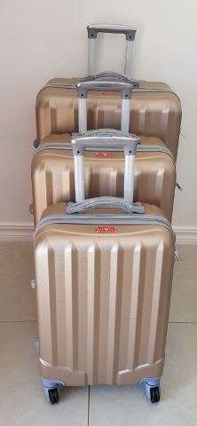 Suitcases : ABS Hard Shell 29inch  @ R1099 (3 Piece Set) Gold, Blue, Maroon , Silver, Purple, Black