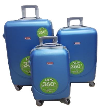 Suitcases : Set of 3 ABS 360 28 inch Spinner Suitcases on Special for R1049.00 (8 colours)