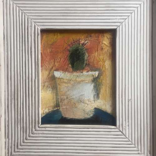 VERY OLD PAINTING SIGNED MULLA DATED 79 NICELY FRAMED