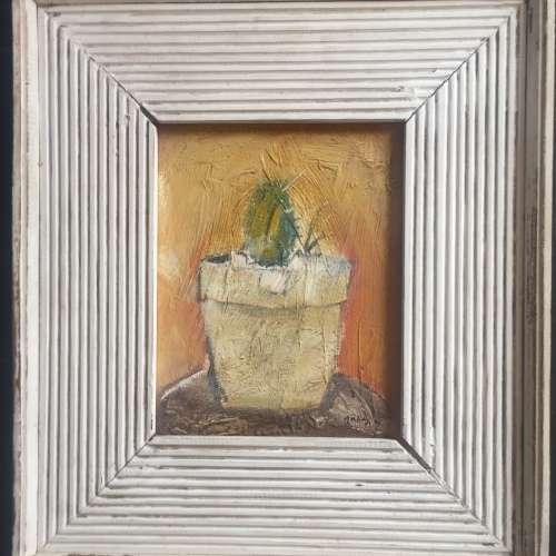 VERY OLD PAINTING SIGNED MULLA DATED 79 NICELY FRAMED