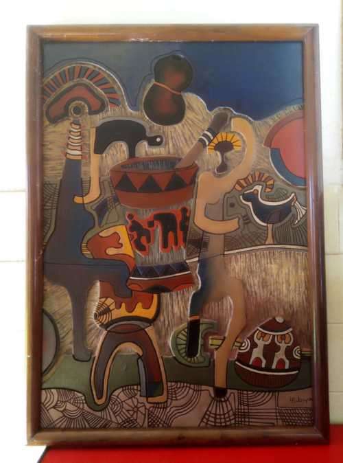 Lucky Sibiya (south africa, born 1942-1999. Umthwalo