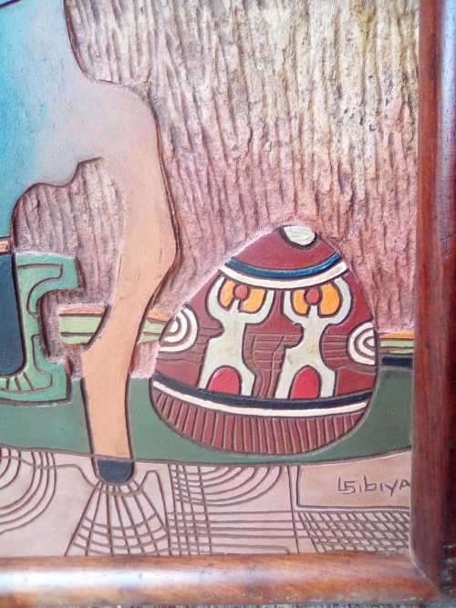 Lucky Sibiya (south africa, born 1942-1999. Umthwalo