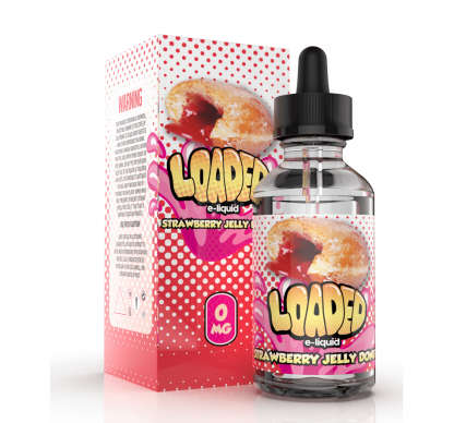 ***!LOADED - STRAWBERRY JELLY DONUT  100ML 3MG!***