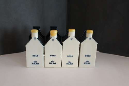 KLM Dutch Delft blue miniature houses