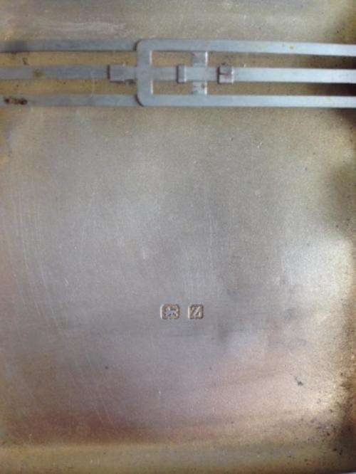 JGL Hallmarked cigarette case, sterling silver