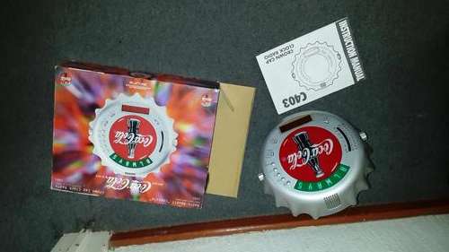 Coca Cola , Coke - clock - radio