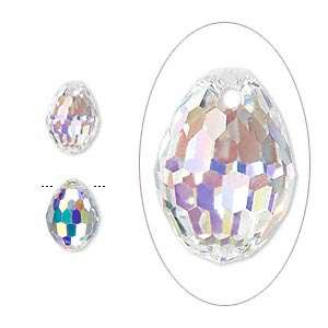 Swarovski Crystal 15x11mm Crystal AB Pendant R42