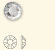 Swarovski Crystal Flatback Hotfix Rhinestone SS16 (4mm) - Contains 24 pieces