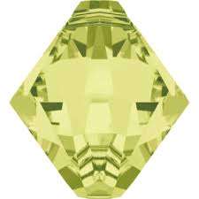 Swarovski crystal 6mm Jonquil Top Drilled Bead (12)