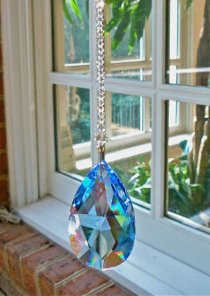Suncatcher made with Swarovski® Crystal Prism 38mm