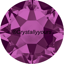 Swarovski Crystal Fuchsia Flatback Rhinestone No Hotfix S7 (2mm) (144 pcs)
