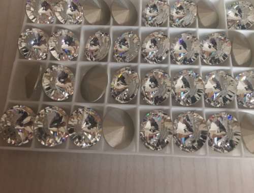 Swarovski Crystal Rivolli Clear Crystal 16mm