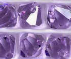 Swarovski crystal 6mm Violet Top Drilled Bead (10)