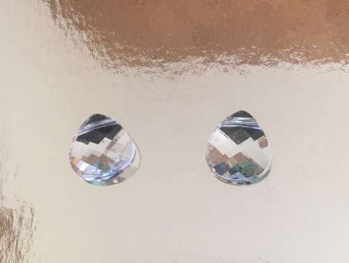 Swarovski 15mm Briolette Pendant in Clear Crystal