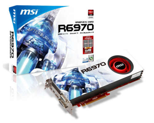 MSI Radeon HD 6970 2GB PCI-E 2.1 x16 (R69702PM2D2GD5) (Excellent Working Condition)
