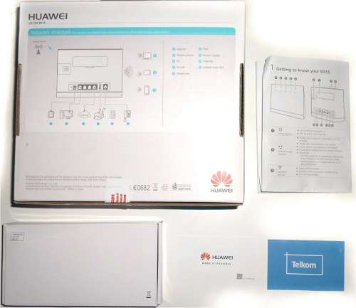 Huawei B315s-939 (Black) LTE 4G Portable Router (Built-in Antenna) with Backup Power Supply