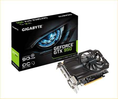 Gigabyte GeForce GTX 950 OC Edition 2GB DDR5 Graphics Card (GV-N950OC-2GD)