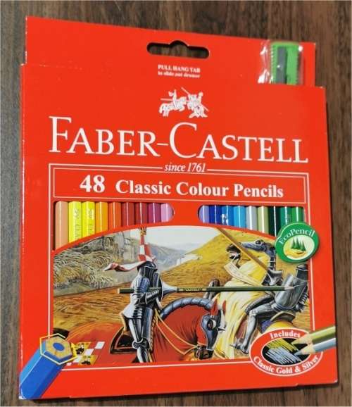 (Batch of 2) Faber-Castell pack of 48 Colour Pencils *Stock Clearance Sale*