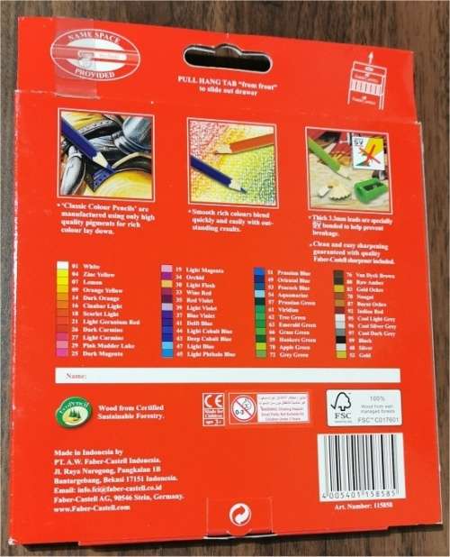 (Batch of 2) Faber-Castell pack of 48 Colour Pencils *Stock Clearance Sale*