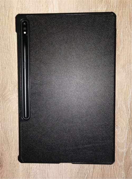 256GB Samsung Galaxy Tab S7+ 12.4` Mystic Black WiFi Tablet (SM-T970) with Extra Accessories