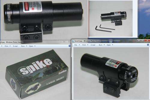 Tactical Compact red laser sight - Weaver Rail Spike