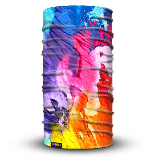 Rainbow Paint FUNkiBuff - Microfibre Tubular Buff