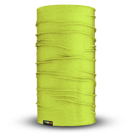 Plain Lime Green FUNkiBuff - Microfibre Tubular Buff