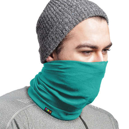 Plain Turquoise FUNkiBuff - Microfibre Tubular Buff
