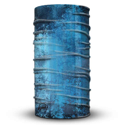 Aged Blue FUNki Bandana - Seamless Microfibre Tubular Headgear