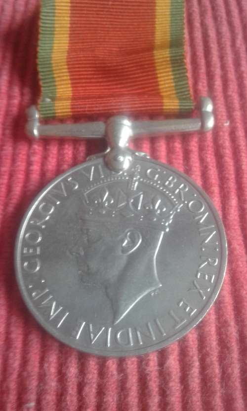 G;BR;OMN;REX ET INDIAE IMP;GEORGEIVS VI 1939 TO 1945  NR 36414 TO P.A DUMINY