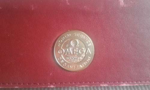 18 CT OMEGA AUTOMATIC GENEVA MEN,S WATCH IN BOX IN 100 % WORKING CONDITION