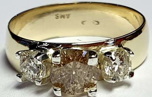 Gold & Diamond Trilogy Ring